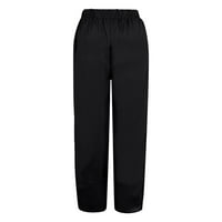 Gacuw posteljine za žene Ležerne prilike ljetne hlače u redovnim fit dugim hlačama Lounge pantalone