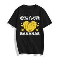 Funny Banana Design Žene Djevojke Banana Voćne ljubitelje Majica