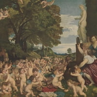 Bogstvo za poster Venere Print Titian