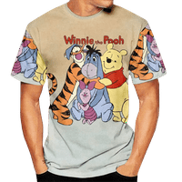 Majica malih dečaka Winnie The Pooh Štampano Regularni fit casual s kratkih rukava poliester o-izrez