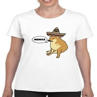 MEMXA u obliku majica u obliku žena -Martprints dizajni, ženski medij