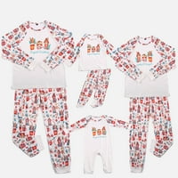 Sdjma New Slatka modna božićna plaćena porodica Europska i američka Pajamas roditelj-dijete odijelo