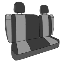 Caltrend Stražnji split nazad i čvrsti jastuk Tweed navlake za sjedala za 2017- Chevy Vilt EV - CV601-02TA crveni umetak i obloži