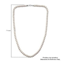 Trgovina LC kristalne perle Sterling Srebrna ogrlica od perla za žene veličine nakita 20 Rođendanski