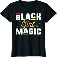 Crna djevojka magična majica Afrika Melanin Povijesni mjesec majica Majica Ljetni casual okrugli vrat