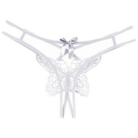 Bespremljiva donje rublje za žene s malim strukom bez rukava vezene velike leptir otvorene krajnjeg