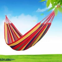 Prijenosni indooroutdoor viseći vrt platnena hammock platneni krevet kampovanje viseći trijem dvorište za ljuljanje