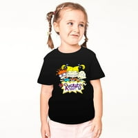 Rugrats slatko uzorak dječje pamučne majice crtane majice za dječaka kratkih rukava casual tees