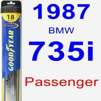 BMW 735i Oštrica za brisanje putnika - Hybrid