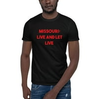 2xl Crveni Misuouri: Live and Let Lave Live Short rukav pamučna majica po nedefiniranim poklonima