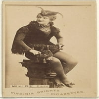 Mlle. Bie, Pariz, od glumca i glumica serije za Virginia Brights Cigaretes Poster Print