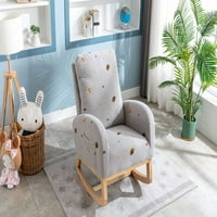 Dječja stolica za ljuljanje, moderna, tapacirana, fotelja, stolica za ljuljanje