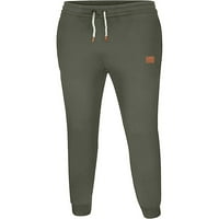 Treegren muškarci Atletske hlače, kanta za pričvršćivanje elastičnih struka padaju na pantalone sa džepovima