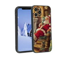 Božićna santa telefonska futrola za iPhone Pro za žene Muška Pokloni, Mekani silikonski stil otporan