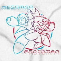 Video igra Megaman Protoman Sketch Toddler Boy Girl Majica Dojenčad Toddler Brisco Brends 2t