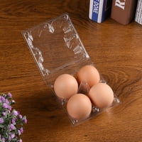 Grids Prijenosni jaja ladica prozirna plastična držač jaja za nosače jaja