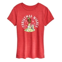 Disney - Božićne želje Tiana - Ženska grafička majica kratkih rukava