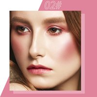 Erinde Professional šminka tekuća krema, prirodni mat dugotrajni cint na obrazima, ružičasti, 02 ,