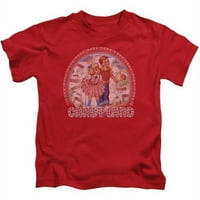 Trevco Candy Land Majica majica kratkih rukava - crvena, mala 4