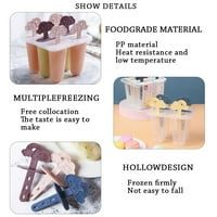 Ćelije domaće DIY kuhinja Blagovaonica Ledene rešetke kalup za sladolede Popsicle plijesni ledeni desertni kalupi Pink ćelije