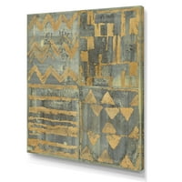 Art DesimanArt Zlatna geometrijska tapiserija III Moderna i tranzicijska platna umjetnička dela štampa