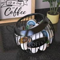Kafe pod držač, veliki kapacitet k držač za i espresso pod držač, kava pod Organizator za Keurig KCUP Storage i espresso kapsula, crna, crna