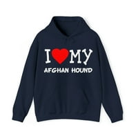 Volite moj afganistan pas pasmina grafički duks dukserice, veličina S-5XL