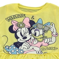 Disney Minnie Mouse Girls 'dvodijelni Daisy patke hlače postavljene - žuta više