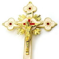 Whoamigo emamel metalni cross figuri, Isuse razapešteno kršćansko katoličko umjetničko statua