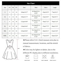 Ženske ljetne haljine za žene Ležeran datum ispisano van-ramena srednje dugih rukava s dugim rukavima