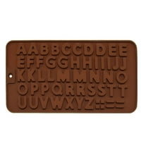 Dolazak sedmice! Silikonski engleski slova ručno izrađeni čokoladni kalup silikonski kolač za pečenje