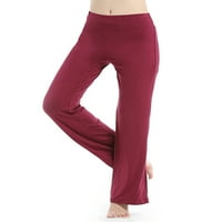 Ženski joga dukseci izgubljene udobne salonske hlače Casual Pajama Harem Joggers Hlače dužine gležnja