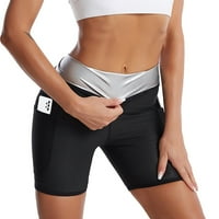 Koaiezne ženske nove znojene hlače Žene Stovepipe Point pantalone Ženske fitness zvezni džep joga kratke