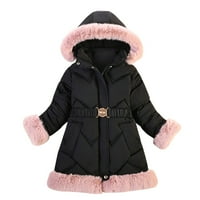 Kpoplk Toddler zimski kaput jakna topla zimski kaputi sa kapuljačom Dječja dječja jakna modna odjeća kaput Djevojke