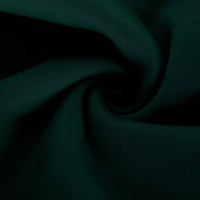 Dehoifer ženske dukseve Rounk izrez dugih rukava sa kapuljačom Ležerne prilike za ispis puloverske bluze dukseri majice Green 2xl