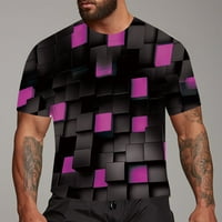 Košulje za muškarce 3D Novelty Graphic Funny Tees 3D tiskani kratkih rukava majica kratkih rukava