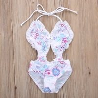 Novorođenčad za djecu cvjetni kupaći kostimi kupaći kostim jednodijelni skok za romper bodi