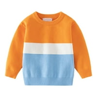 Dječji toddler dugih rukava Blok Dumper Unise Crewneck Basics Dukseri džemper 2-7t
