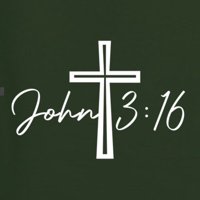 Divlji Bobby John 3: Cross Inspirational Christian Men Grafički tenk, šumski zeleni, 3x-veliki