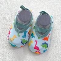 Yinguo baby čarape cipele čarape za djecu dječje dječake djevojke crtaju crtane čarape bosonogi aqua čarape Neklizne cipele zelene s
