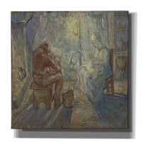 Epic Graffiti 'Night posle Millet' Vincent Van Gogh, Giclee Platnena zidna umjetnost, 24 x20