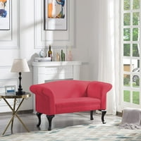 Mali ljubavni sjedište mali kauč - moderni loveseat 53in kauč za dnevni boravak crveno loveseat