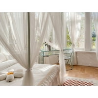 Ljetni francuski francuski mreža protiv komaraca sa slastim zgušnjavanjem prozračnih princeze krevetitske posude za prijenosne djevojke krevet za krevet za jednokrevetne krevete1-180 *