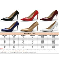 Gomelly ženske pumpe cipele visoke potpetice šiljastom partijom za turbu pumpa Stilettos cipele crna 8.5
