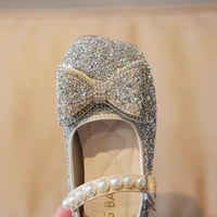 Modne jesenske djevojke Casual cipele Rhinestone Sequin luk kopča haljina cipele za ples cipele veličine 30