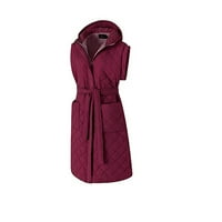 Augper Ženska zimska odjeća Plus size Topla kapuljača udobnog pamučnog kaputa zadebljana jakna