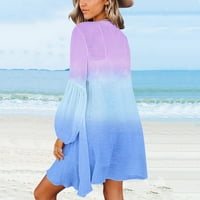 Ženske posteljine majice dolje Leanter Dugi rukavi Vruća rukavica VODNA BRZA Košulje Elegantna plaža