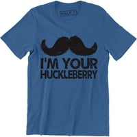 'M Tvoj Huckleberry Muški brkovi Harry Gentlemen majica