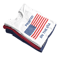 Otkupljeni križni nokti muški kršćanski američki majica zastava Grafički tee grafički tee-sport sivi-xxxl