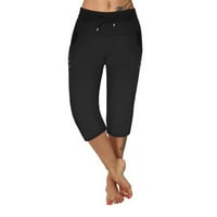Široke pantalone za noge za žene Ženske modne palazzo hlače za žene Ženske zimske široke noge joga sportske